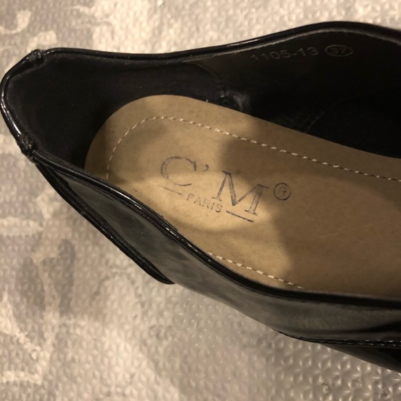 Patent faux leather Oxford shoes - 37 - Picture 3 of 4